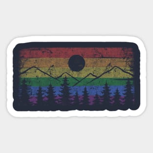 Rainbow Scenery Sticker